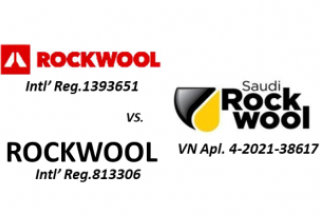 Đơn đăng ký nhãn hiệu “Saudi Rock wool, hình” bị phản đối